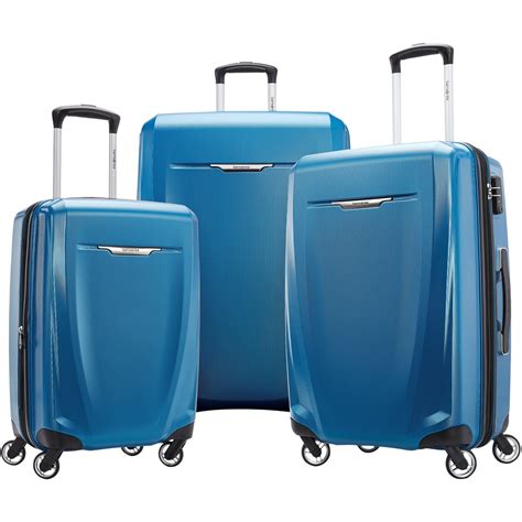 samsonite navy blue luggage.